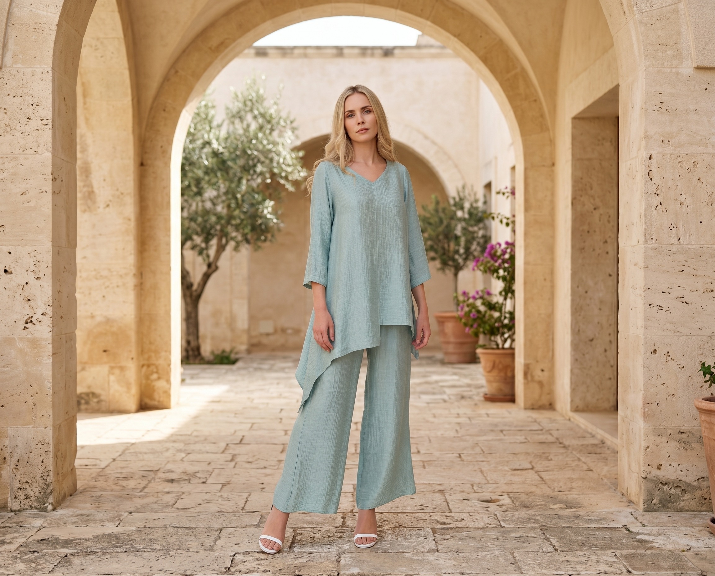 TOP : 3006 PANT: 2844  COLOR: 3906 MINT